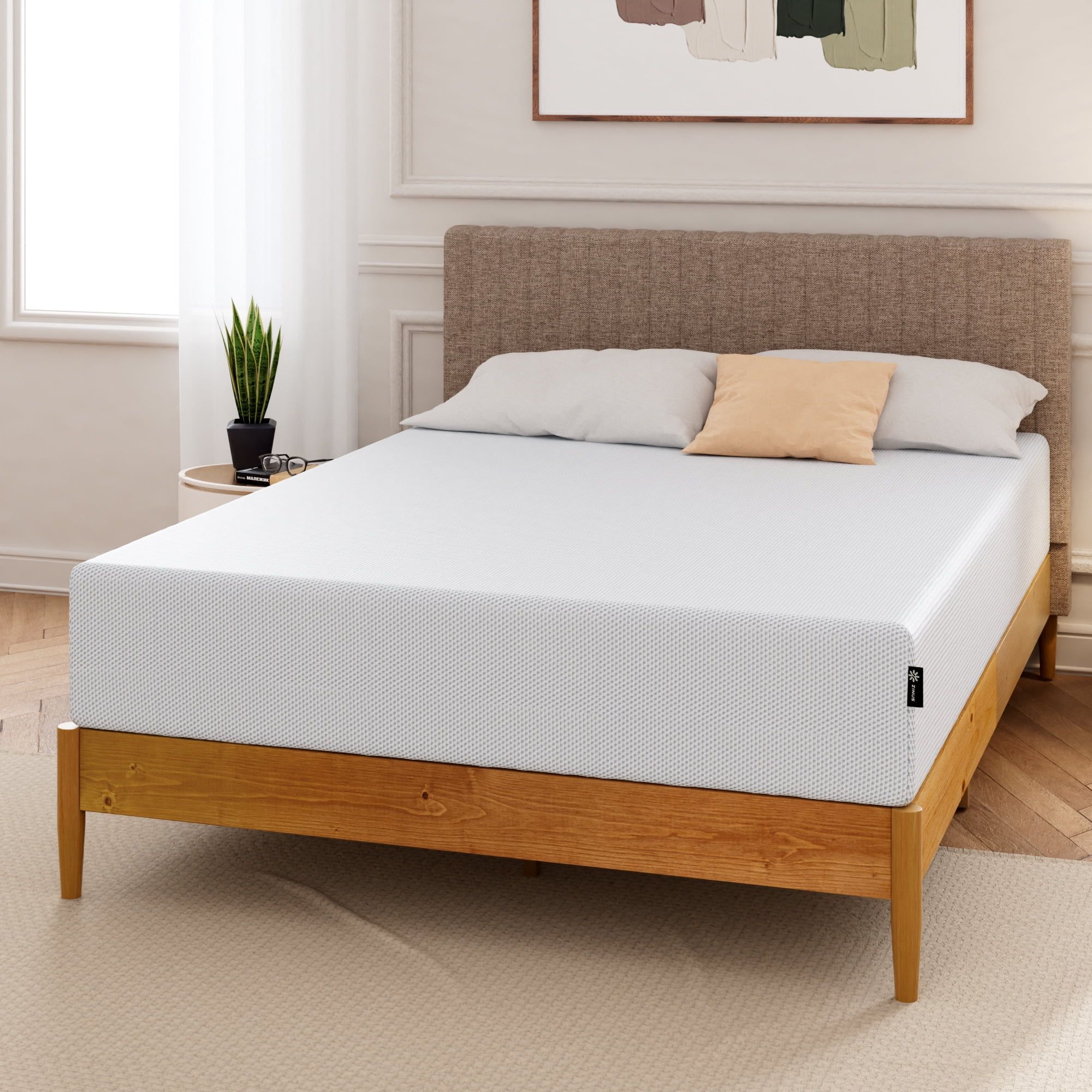 Twin 12" White Gel Memory Foam Mattress