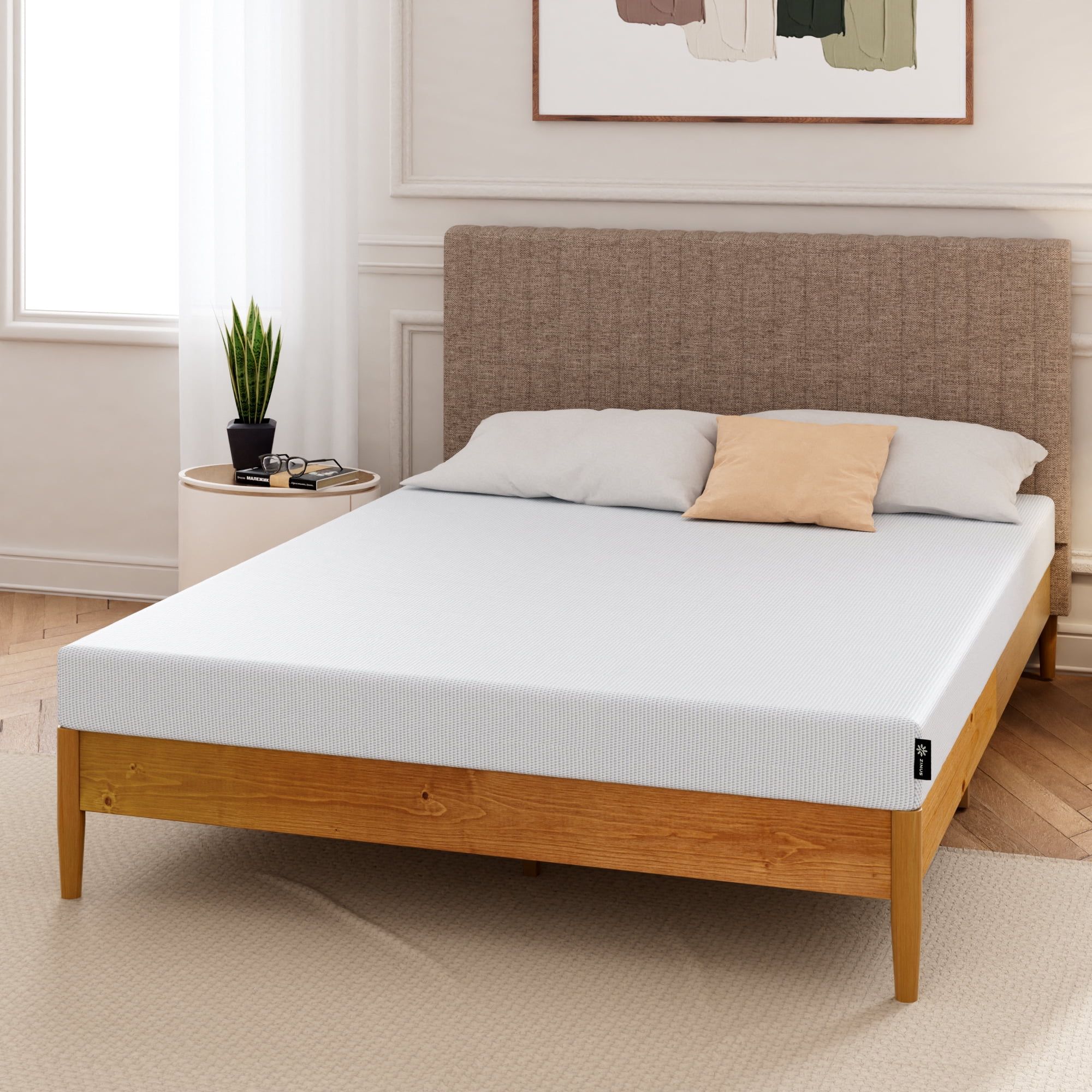 Twin 6" White Gel Memory Foam Mattress