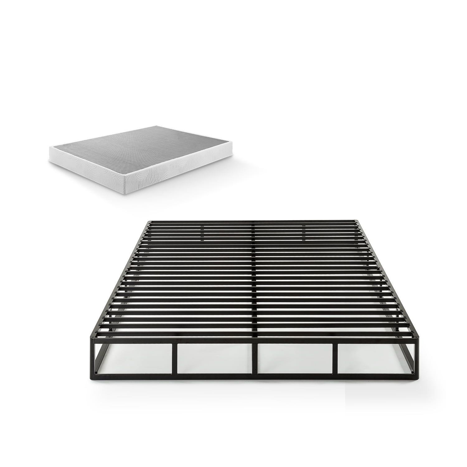 Zinus 7.5" Black Steel Queen Mattress Foundation