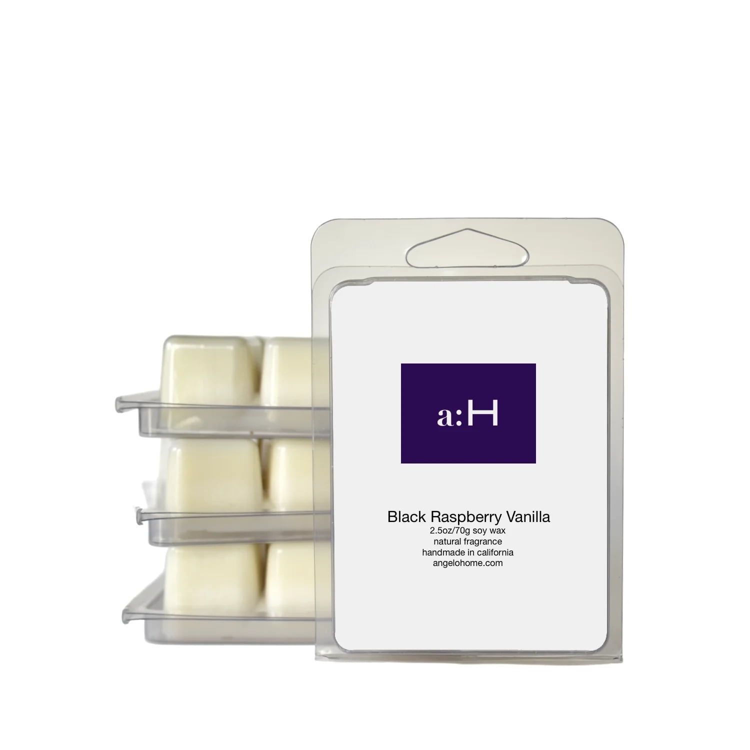 Handcrafted Black Raspberry Vanilla Scented Wax Melts 4-Pack