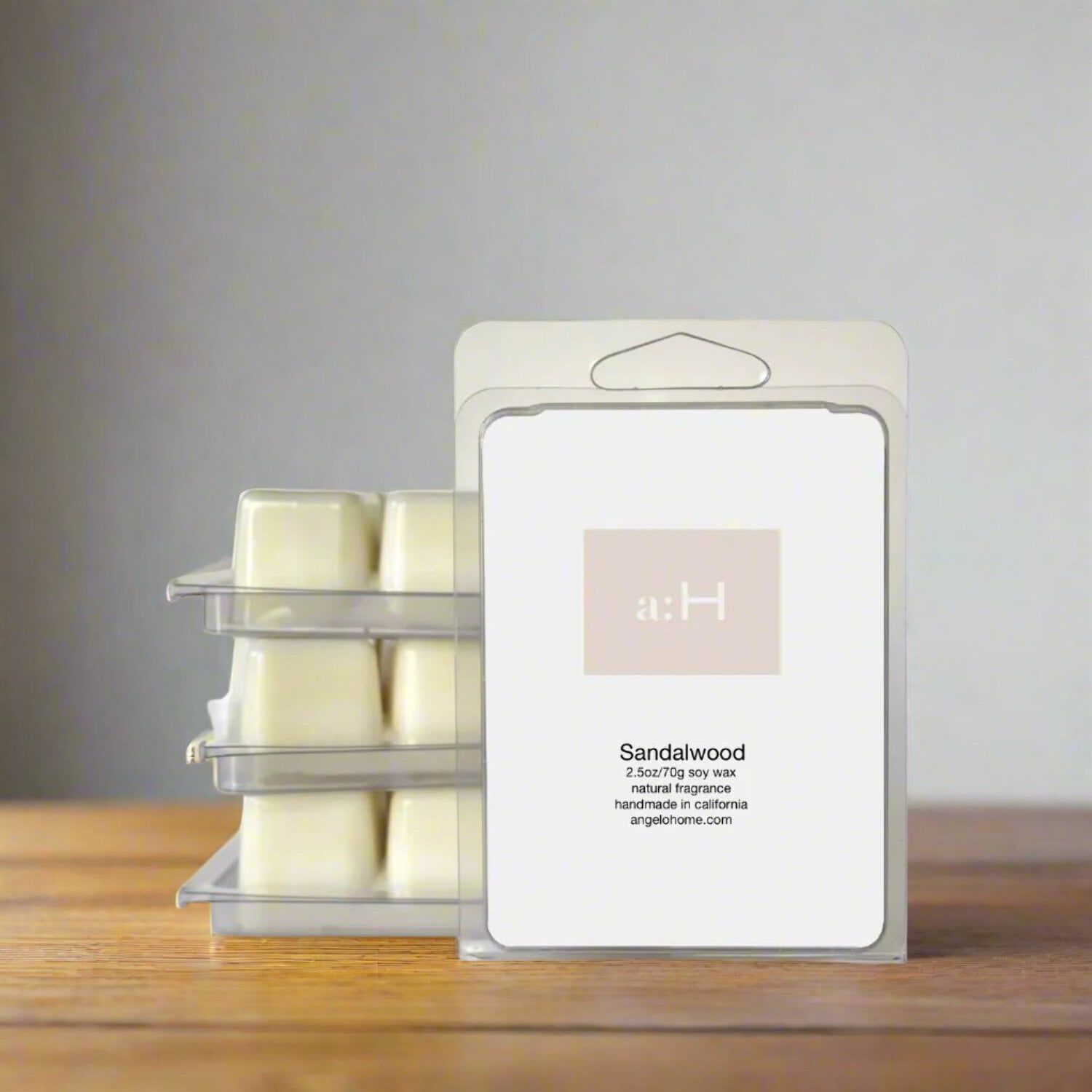 Handcrafted Sandalwood Scented Wax Melts 4-Pack