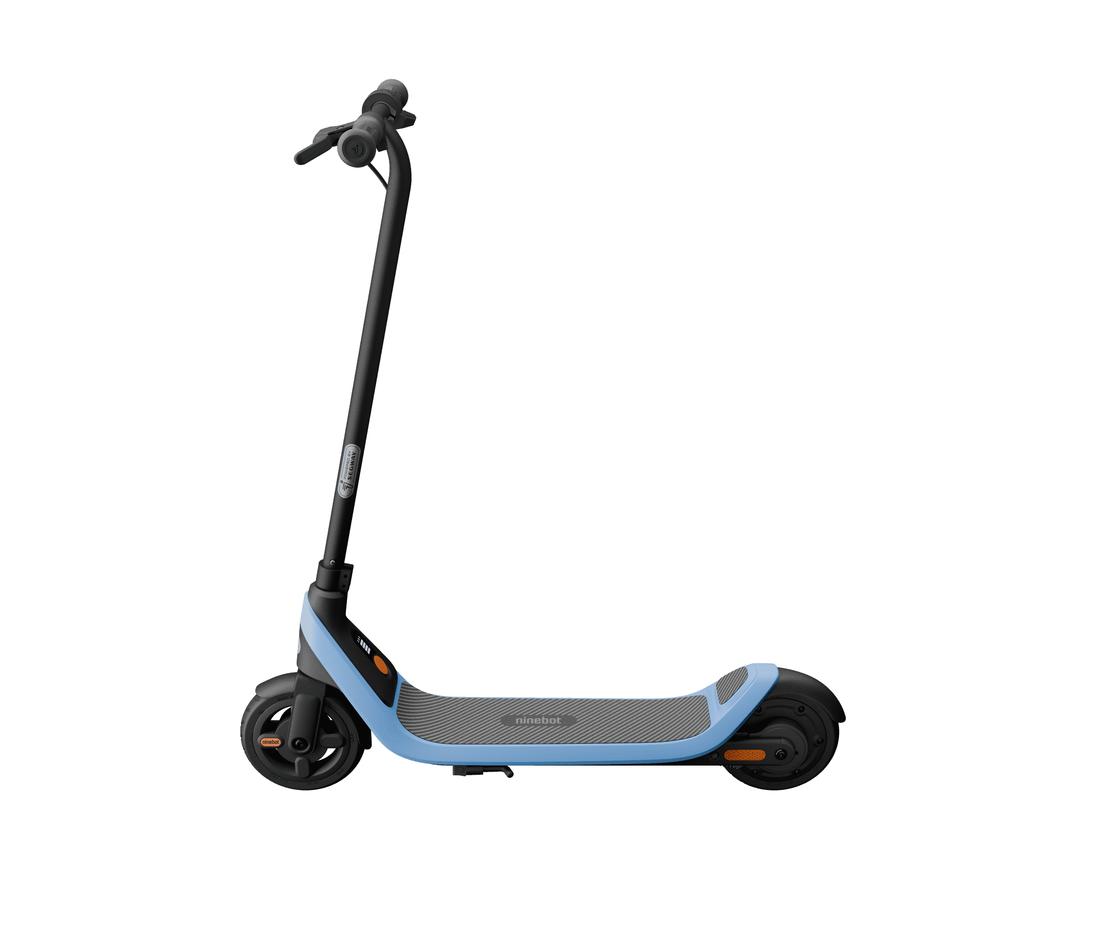 Blue Electric Kids Scooter with Non-Slip Deck