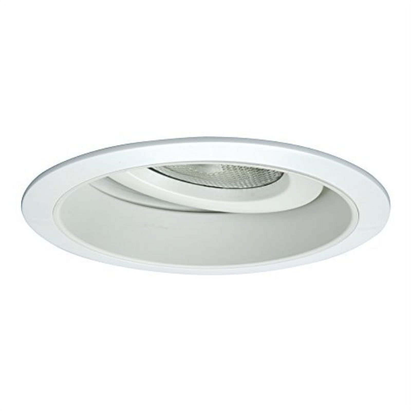 White 6-Inch Recessed Trim Adjustable Lighting Fixture