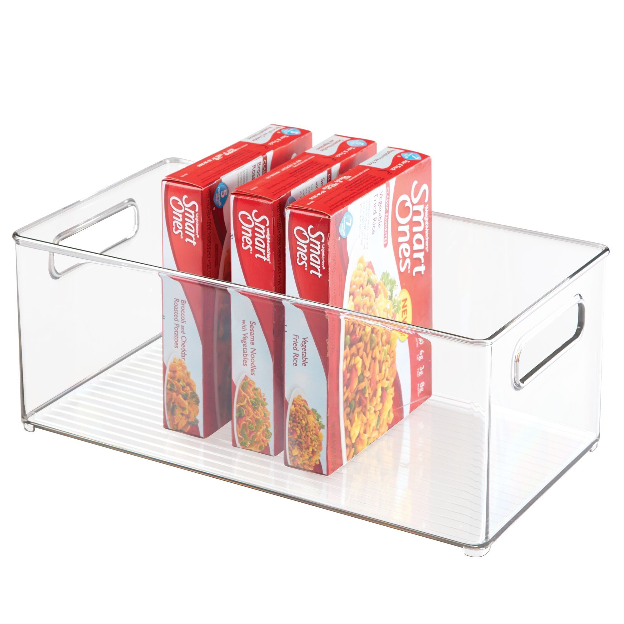 Clear Rectangular BPA-Free Stackable Kitchen Bin