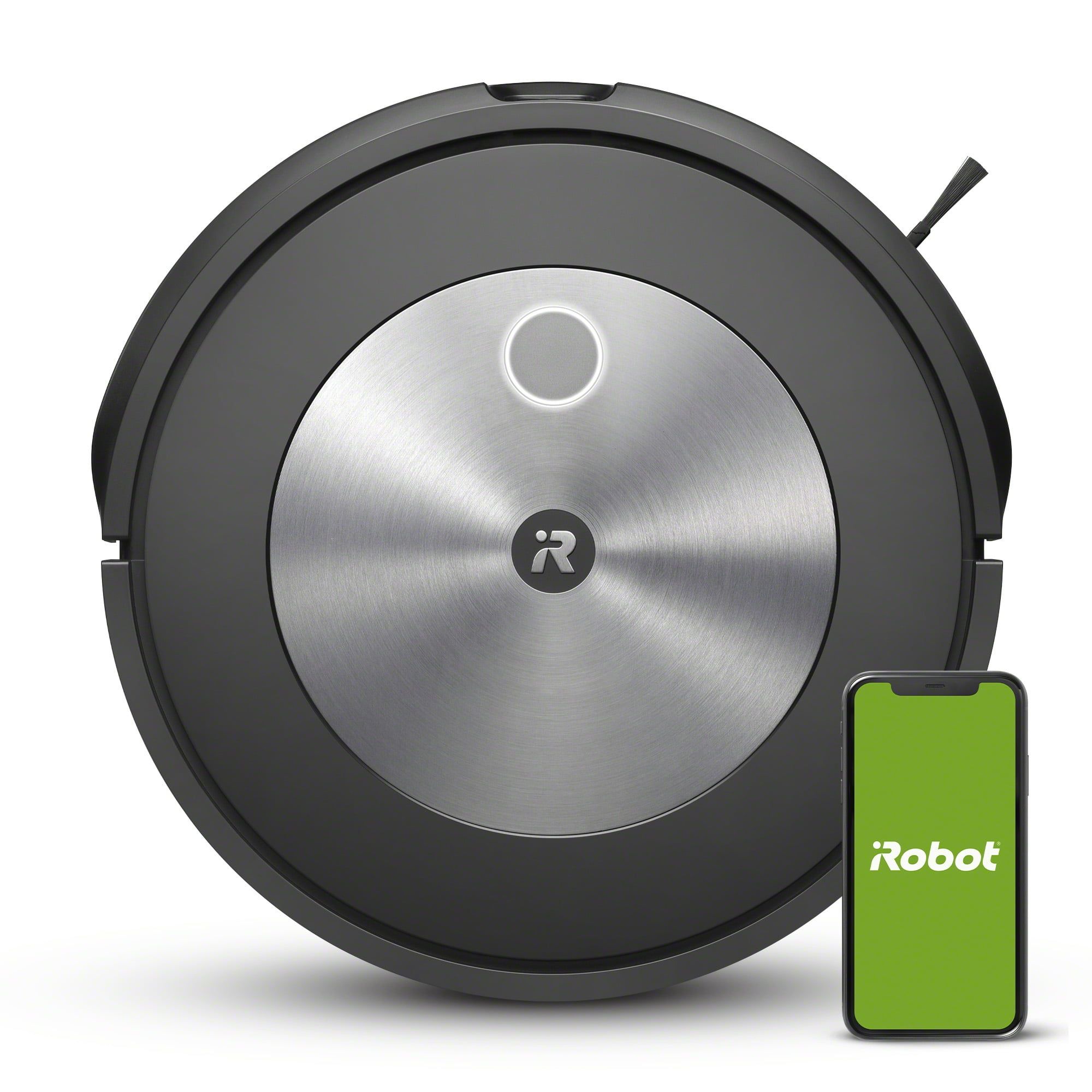 Black Stainless Steel Smart Robotic Vacuum Cleaner for Pets