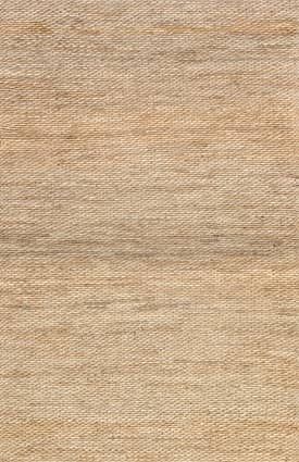 Natural Tan Handmade Jute Rectangular Runner Rug