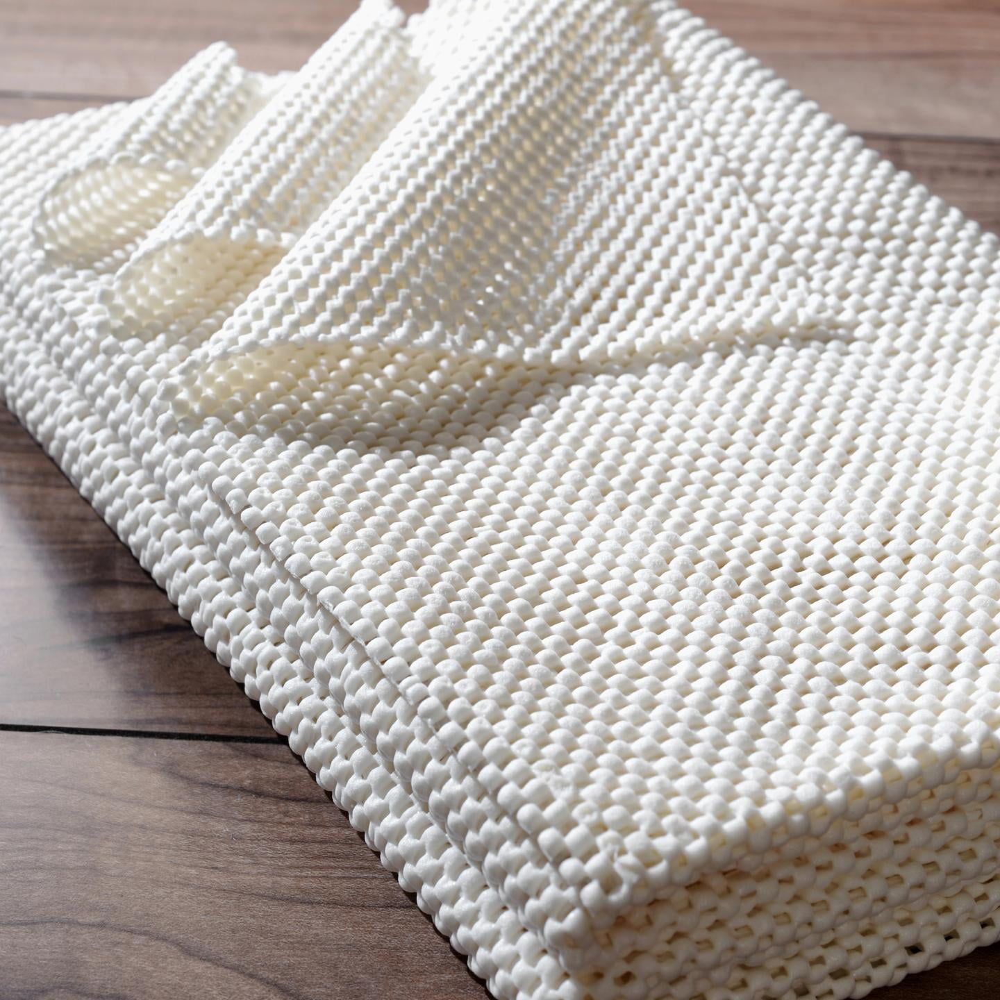 nuLOOM 8' Square Non-Slip Grip Rug Pad in Off-White