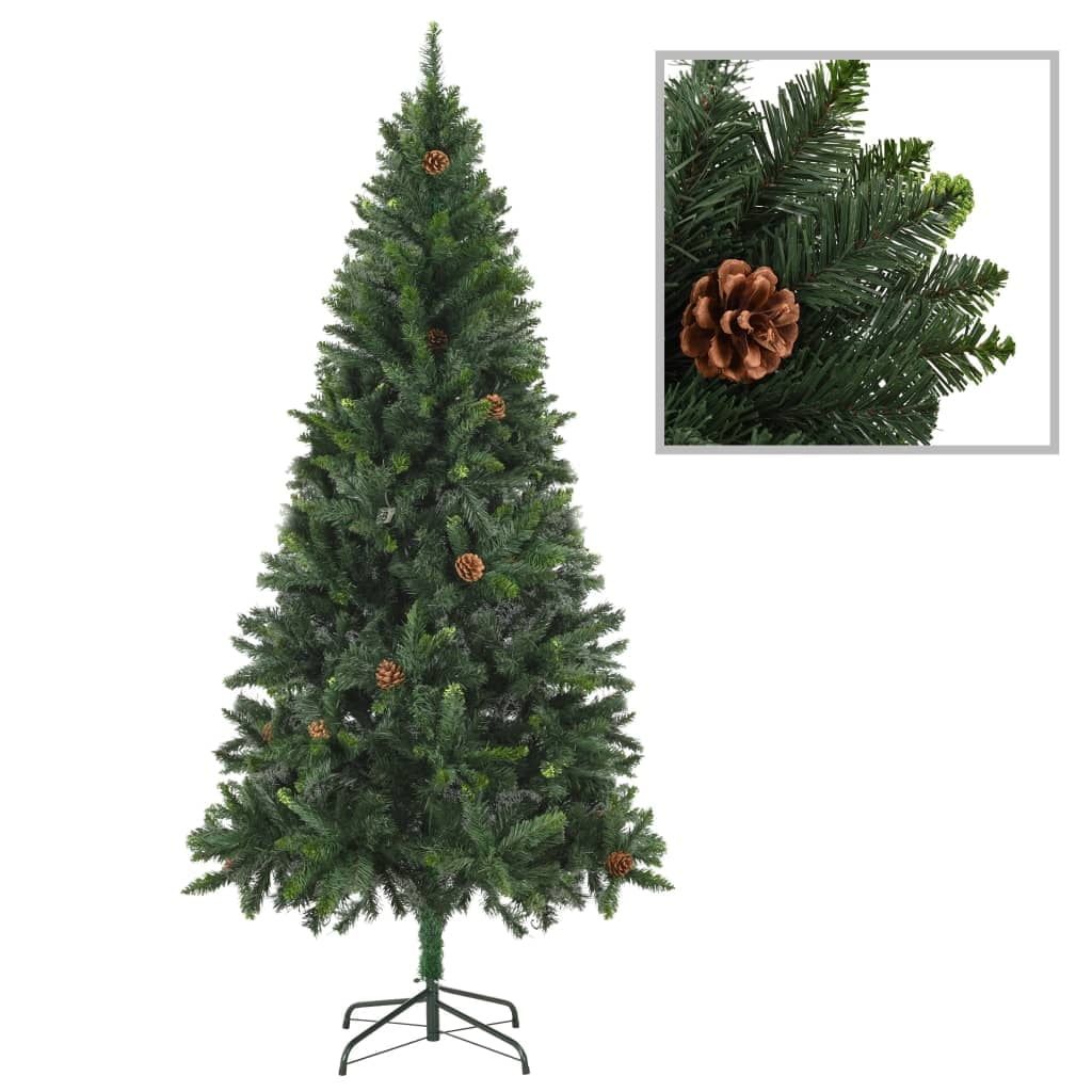 Lifelike Pine Cone Embellished Artificial Christmas Tree 70.9"