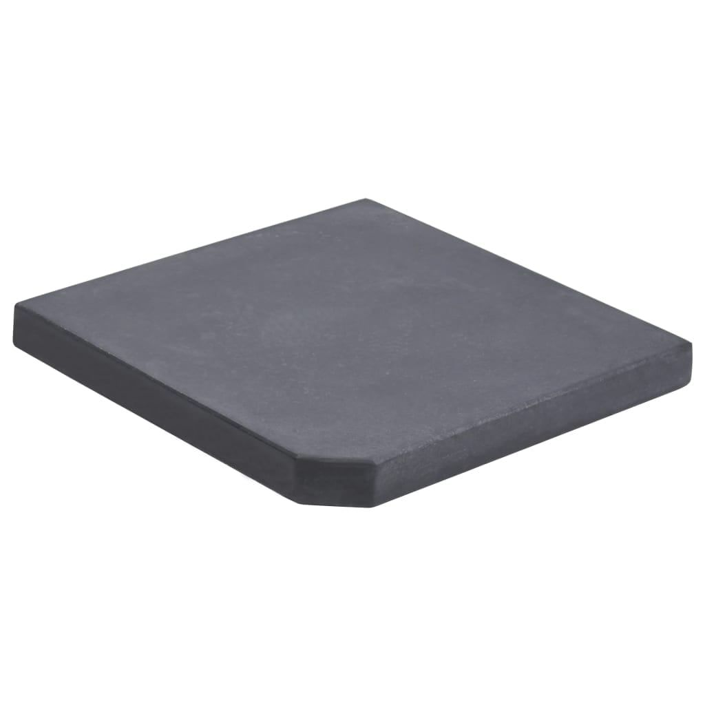 Granite Square Umbrella Base Weight Plate, 18.5 in