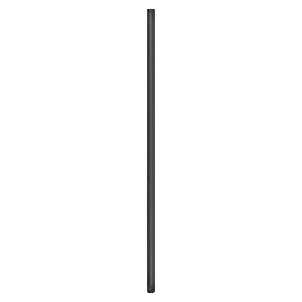 Matte Black 36-Inch Steel Ceiling Fan Downrod