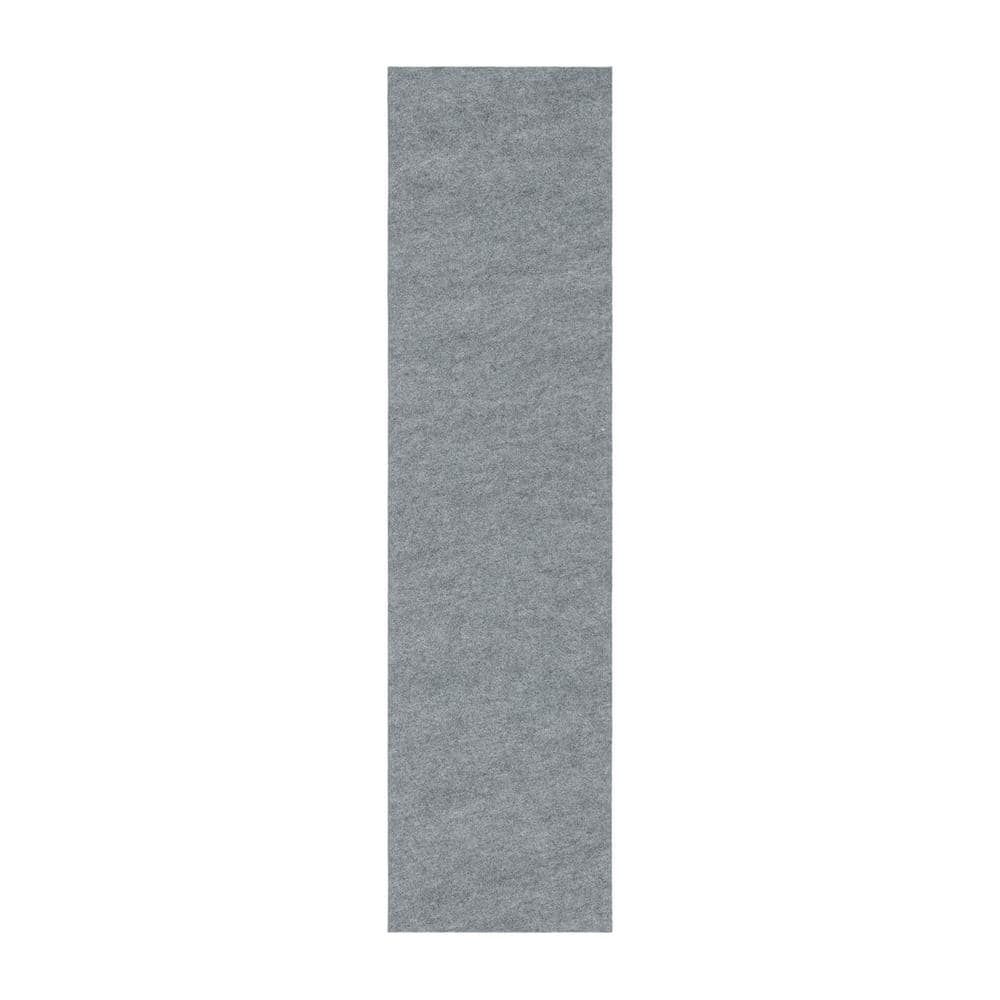 SlimLock Blended Felt and Latex 2'x8' Runner Rug Pad in Grey