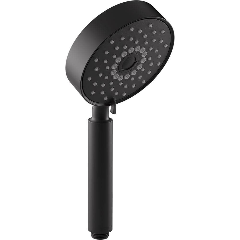 Purist Matte Black 5" Multifunction Handheld Shower with Katalyst Technology