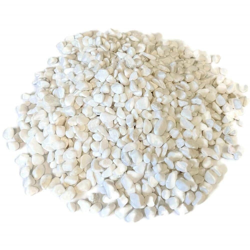 0.125 cu. ft. White Small Gravel Decorative Landscape Rocks