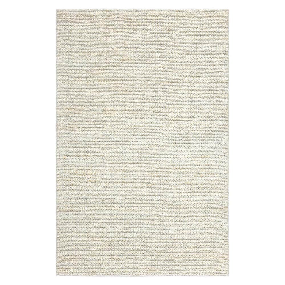 Transitional Hand-Knotted Beige Cotton Area Rug, 9' x 12'