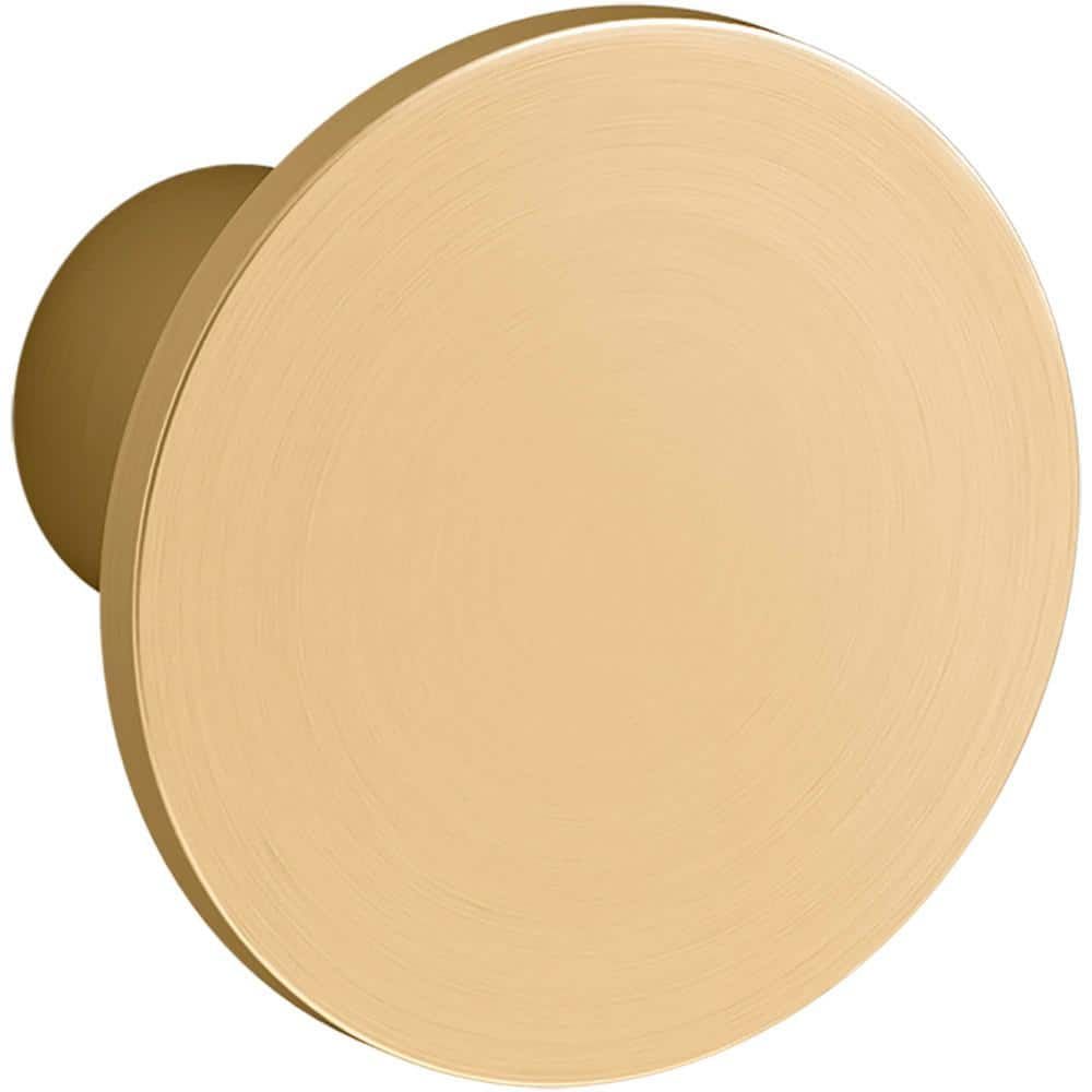 Components 1.5 in. W Shower Door Handle in Vibrant Brushed Moderne Brass (1-Pair)