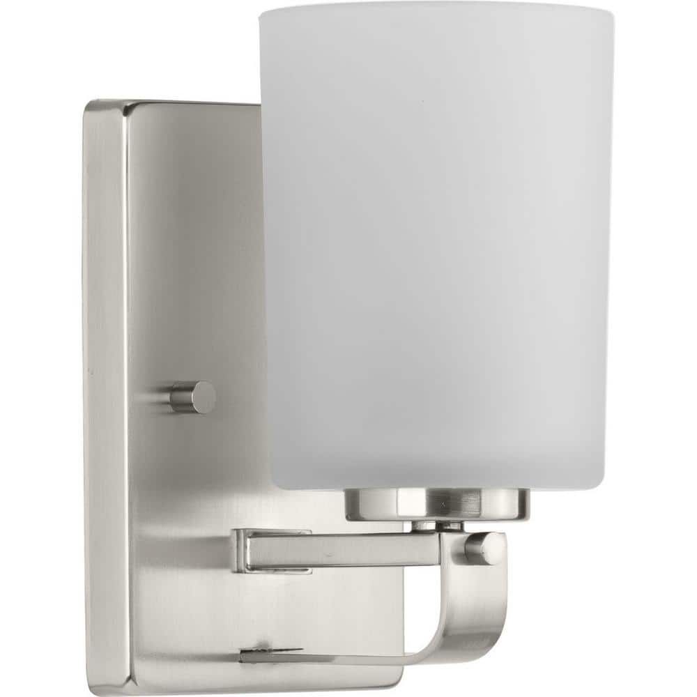 League 5.5'' Brushed Nickel Cylinder Bath Vanity Light