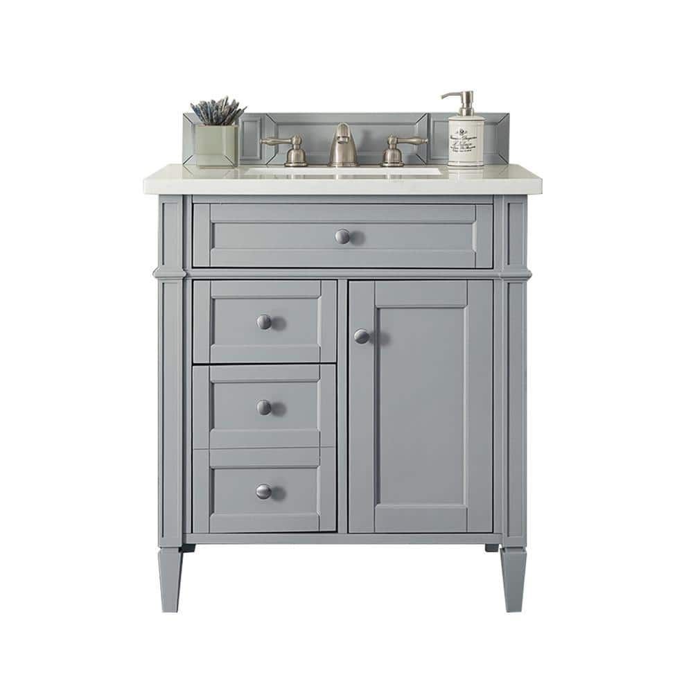Urban Gray Plywood Single Vanity with Backsplash