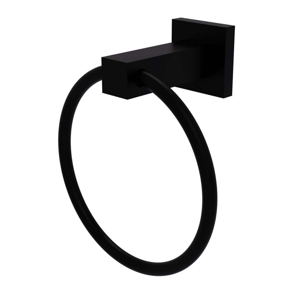 Matte Black Nickel Wall Mounted Towel Ring