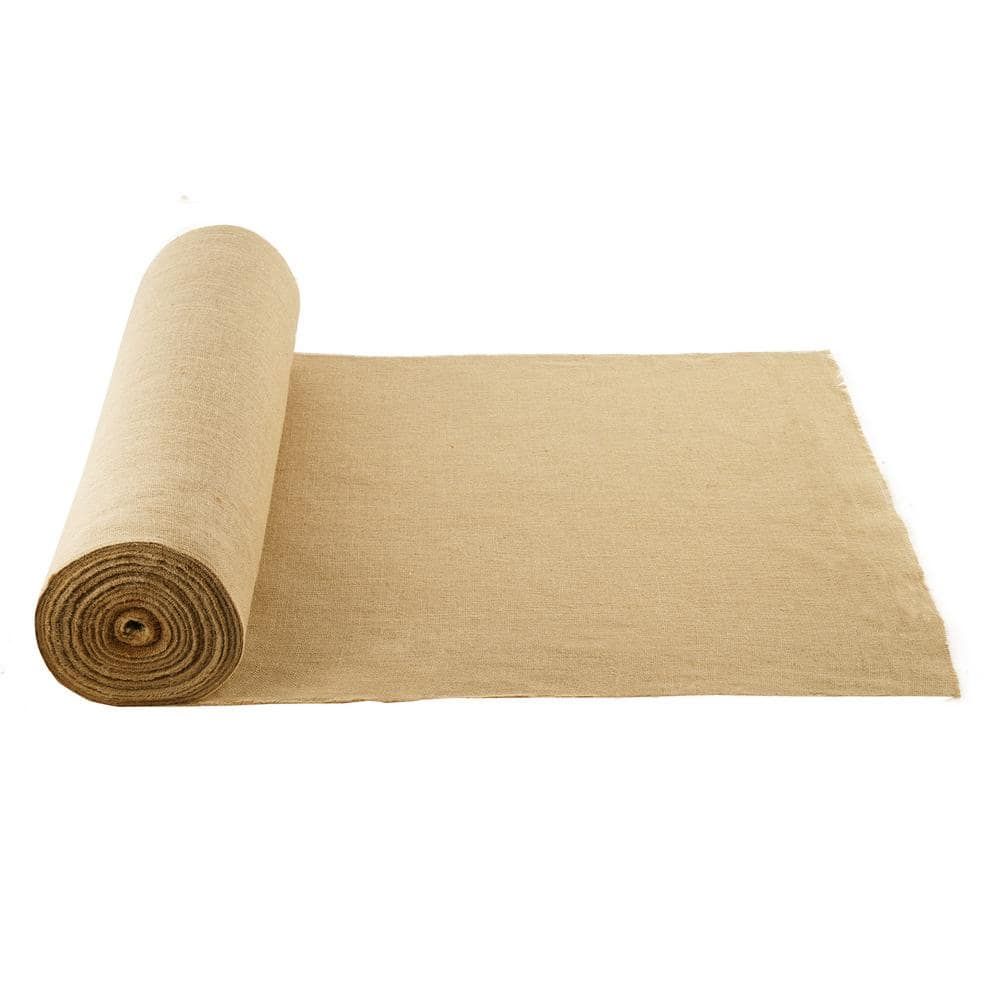 Natural Burlap Canvas Roll for Outdoor Crafts and Decor