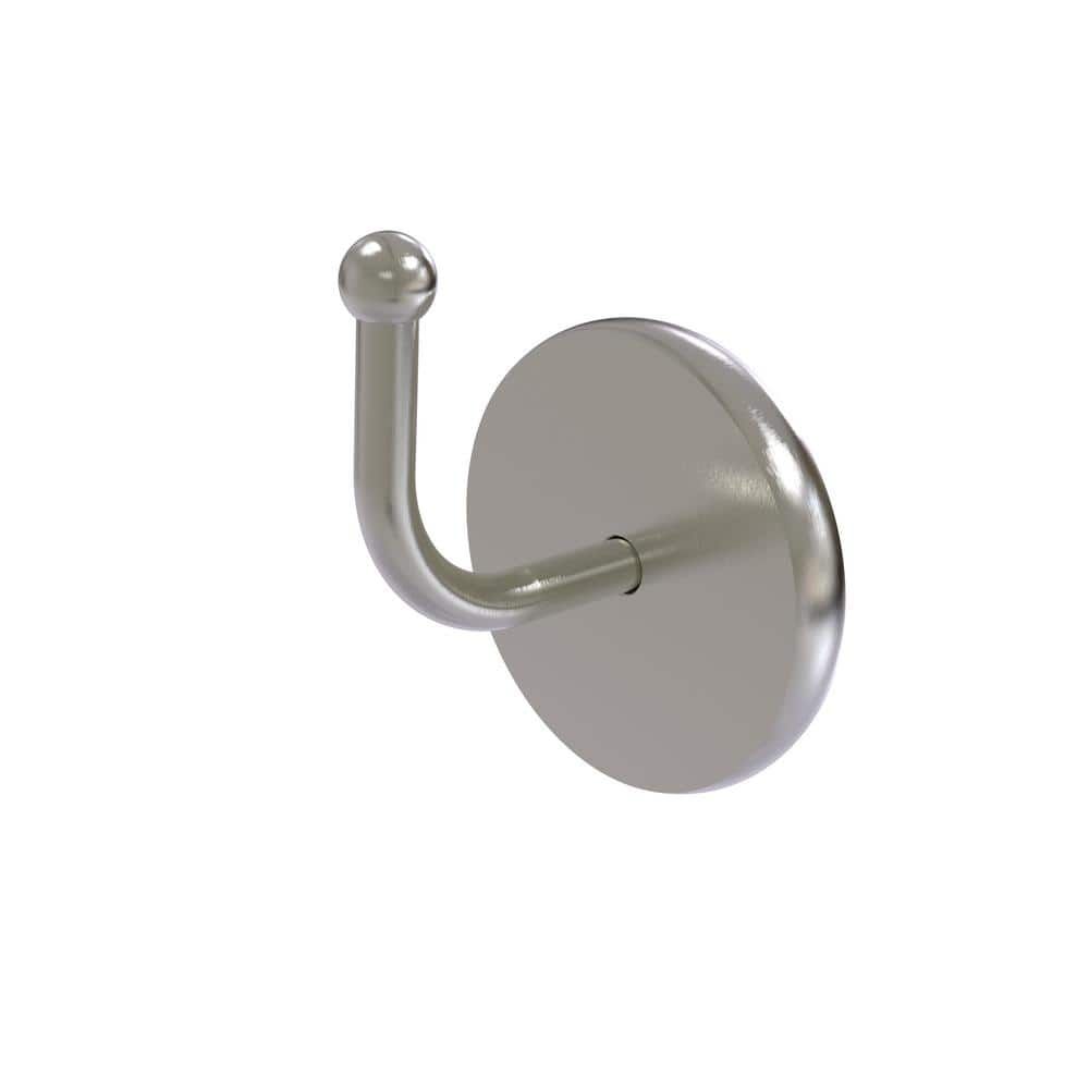 Satin Nickel Solid Brass Wall-Mount Robe Hook