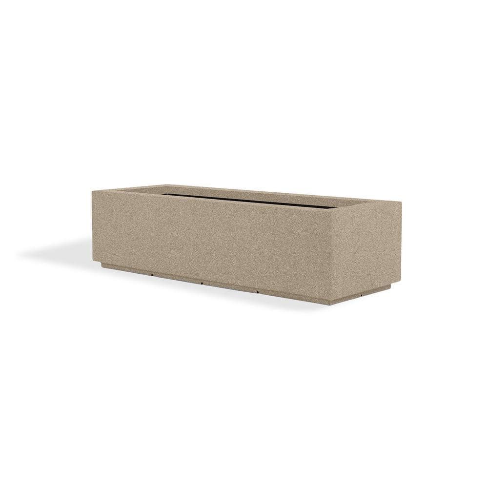 Sandstone Granite Extra Large Rectangular Polymer Planter