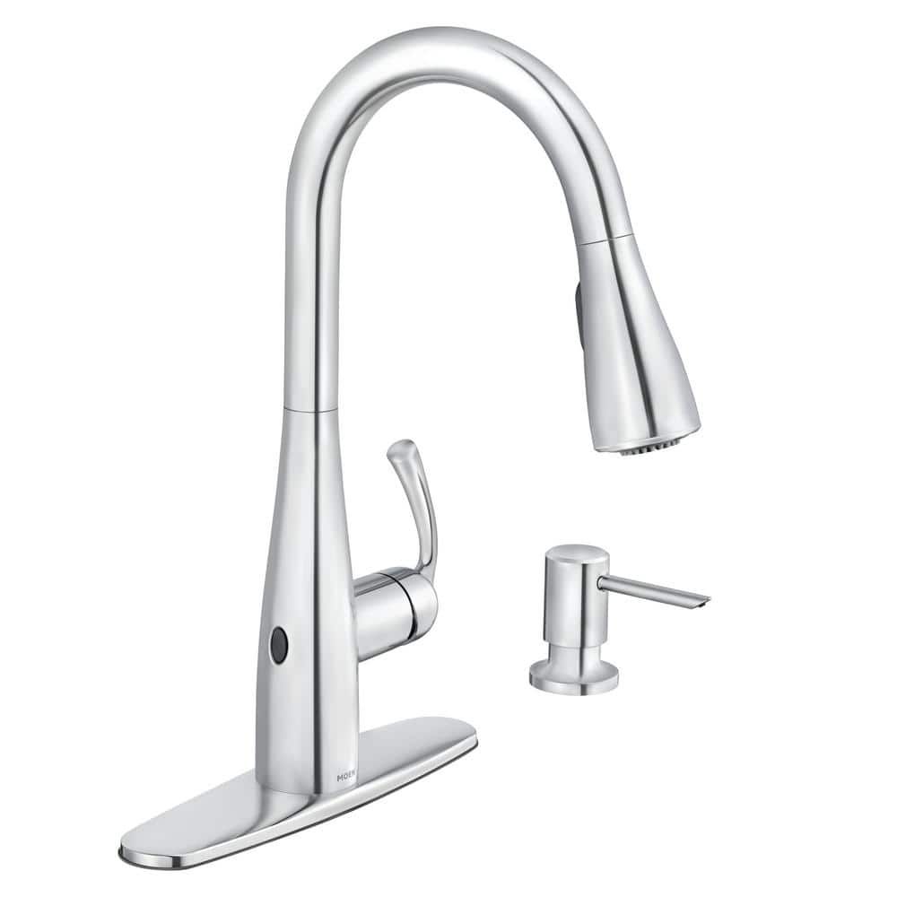 Chrome Touchless Kitchen Faucet with Pull-out Spray