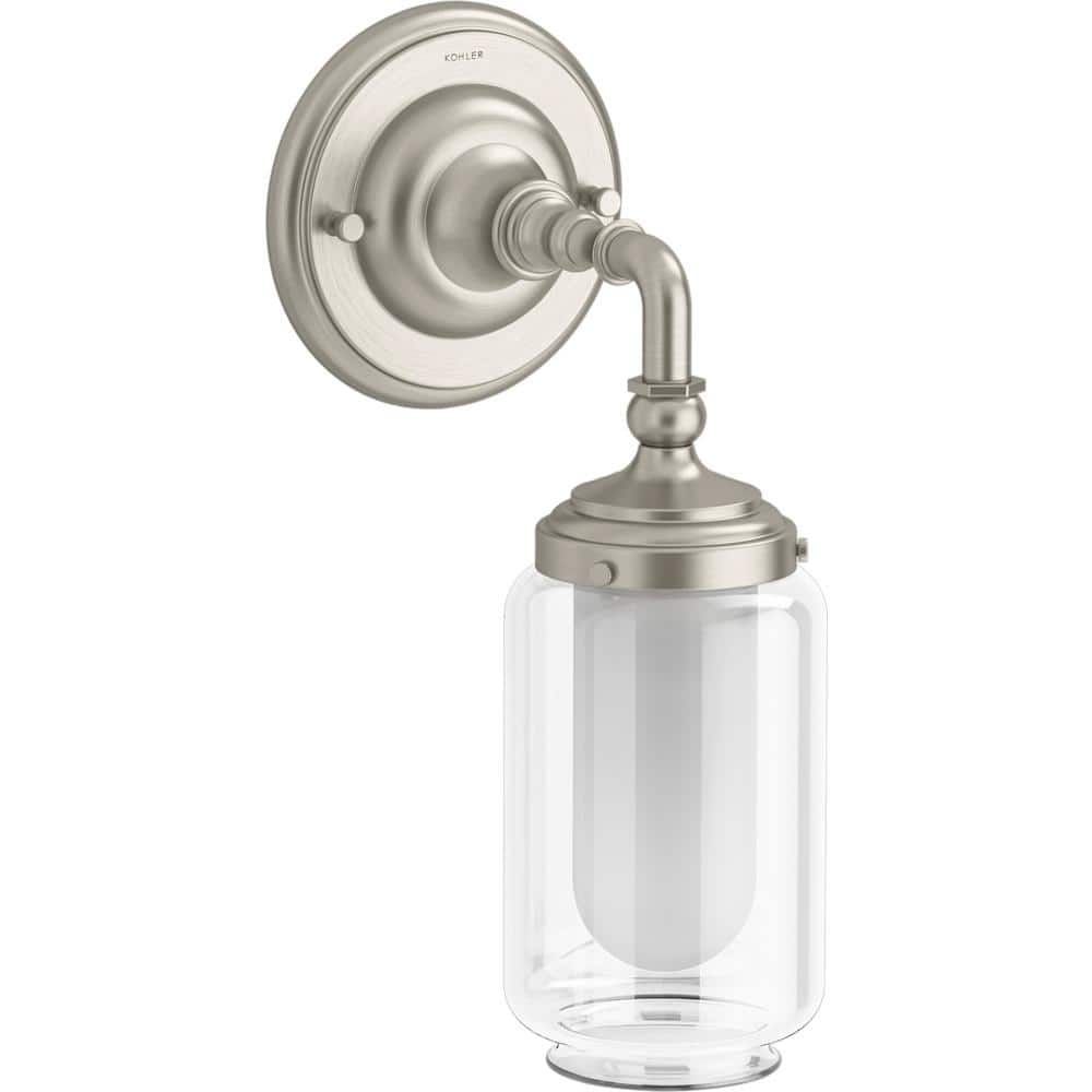 Brushed Nickel 12.4" Direct Wired Vanity Light