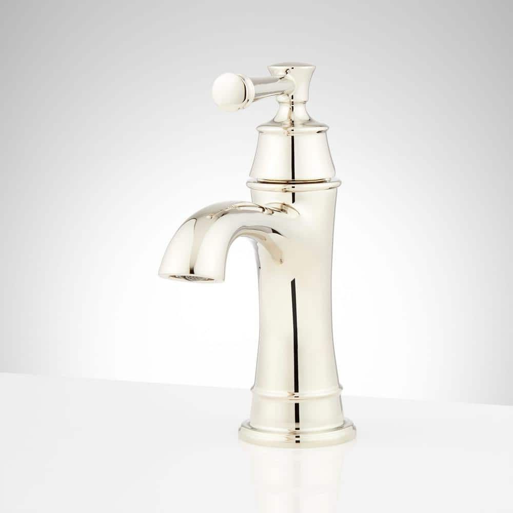 Beasley Polished Nickel Single-Hole 7.5" Bathroom Faucet