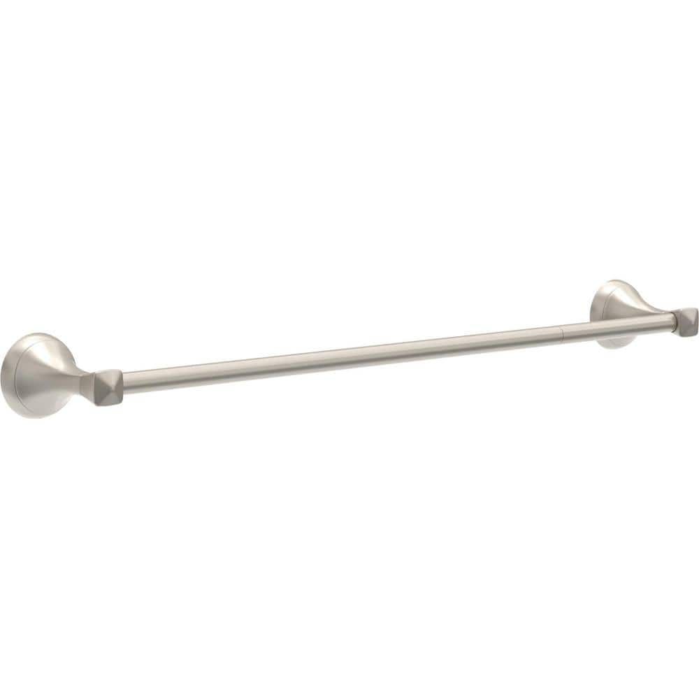 Esato Brushed Nickel Wall Mounted Towel Bar with Extender