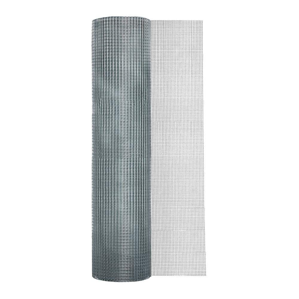 48 in. x 50 ft. Silver Galvanized Steel Hardware Cloth