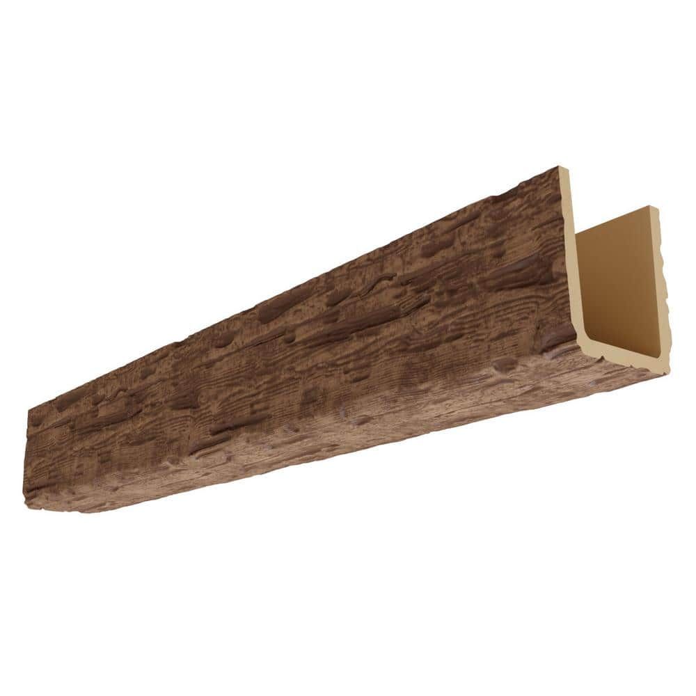 Warm Caramel Faux Wood Beam 96" Length
