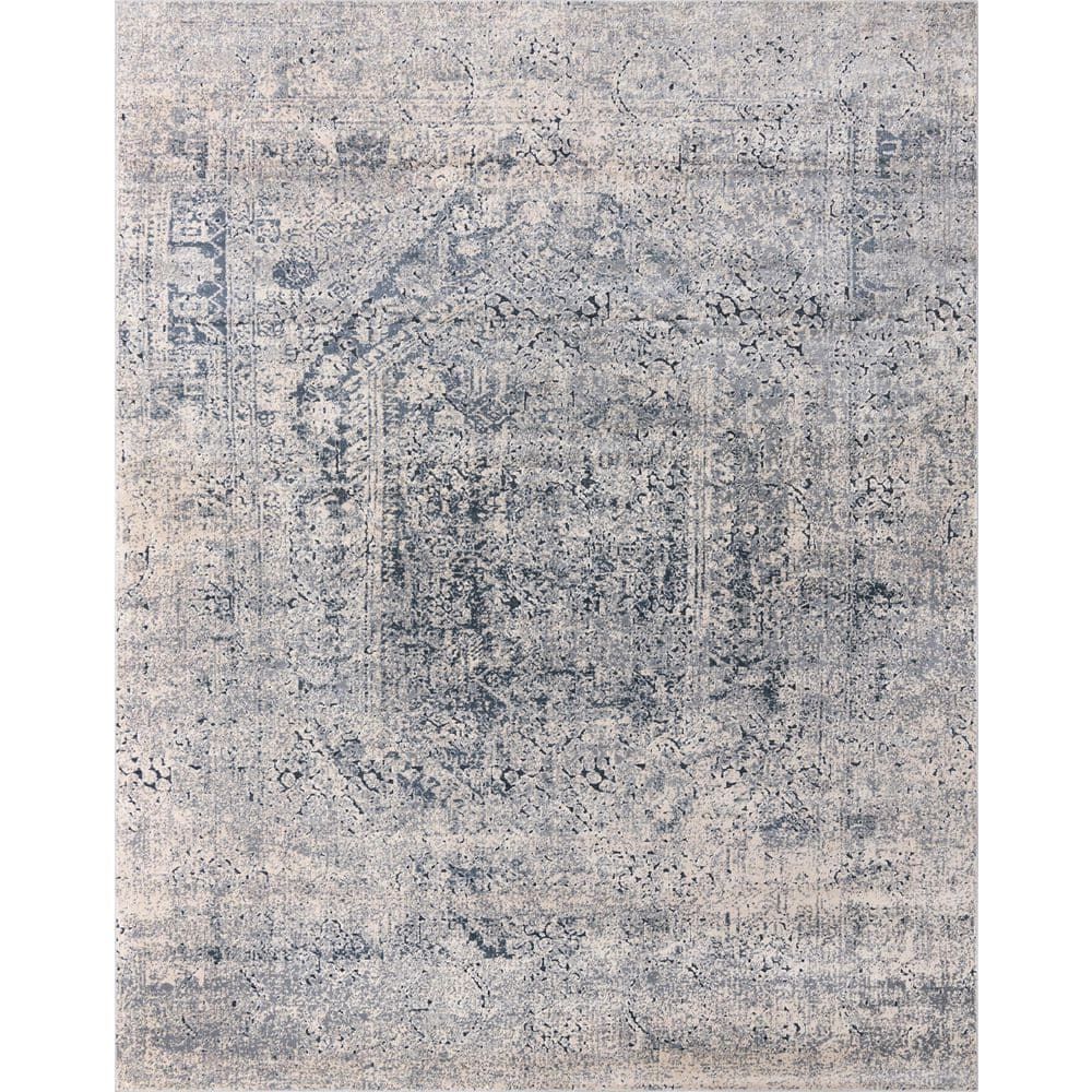 Chateau Easy-Care Gray Rectangular Indoor Area Rug 8' x 10'