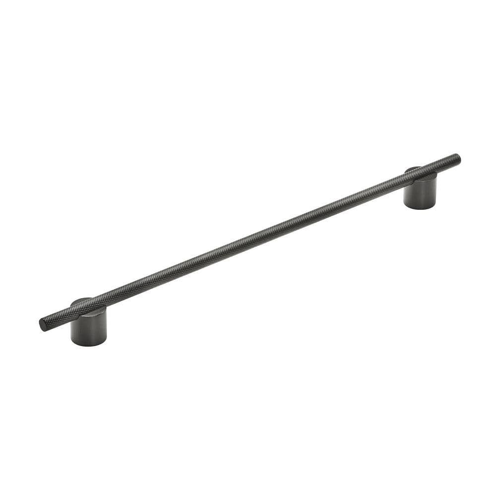 Matte Black Aluminum Modern Bar Cabinet Pull with Mounting Hardware