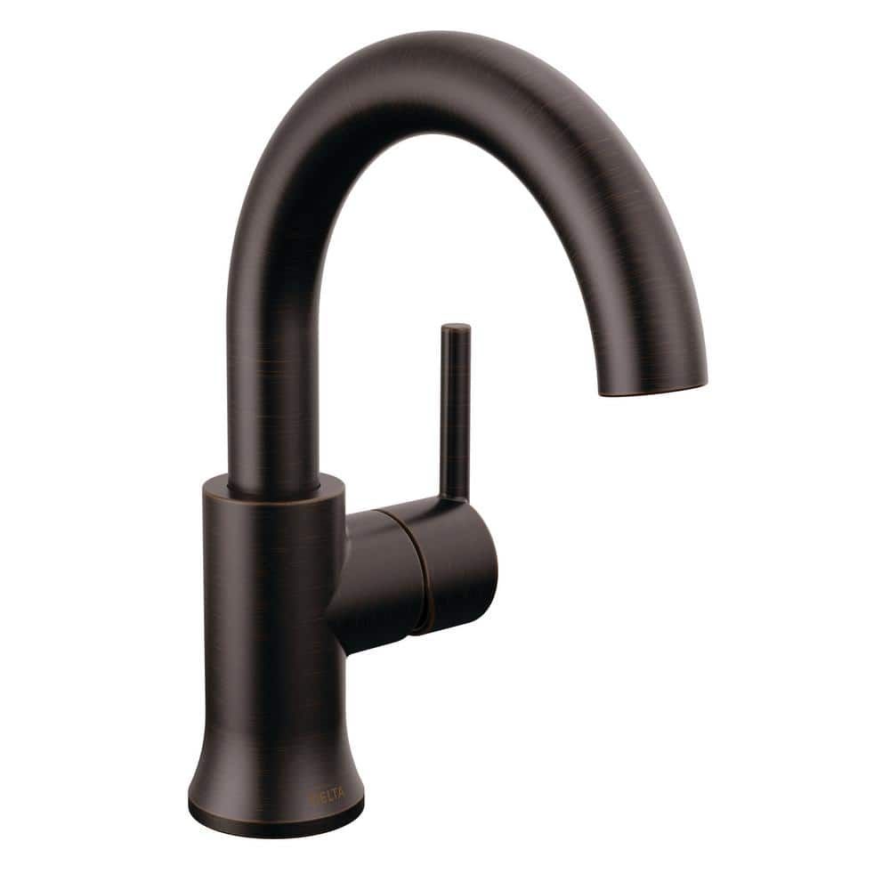 Sleek Modern 8'' Bronze Stainless Steel Single Hole Faucet