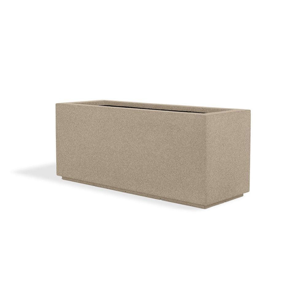 Sandstone Granite Extra Large Rectangular Polymer Planter