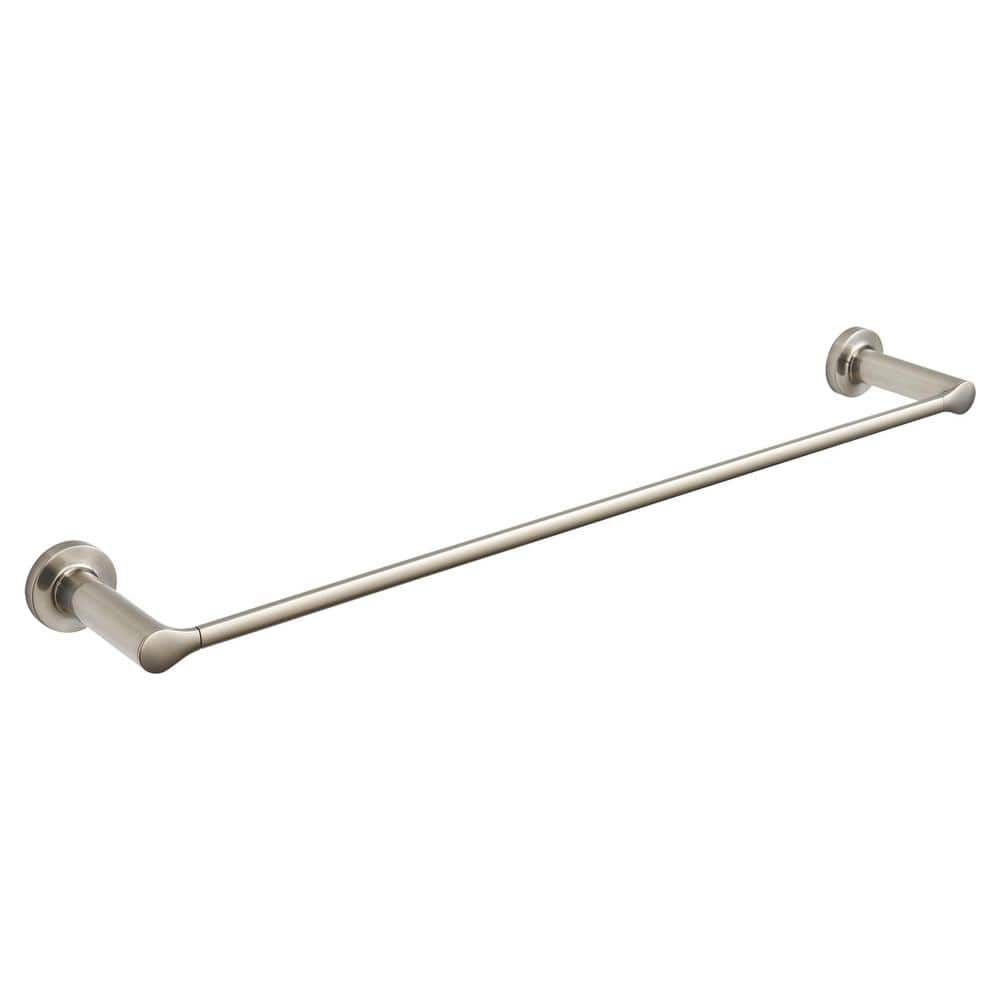 Brushed Nickel 24-Inch Wall Mounted Towel Bar