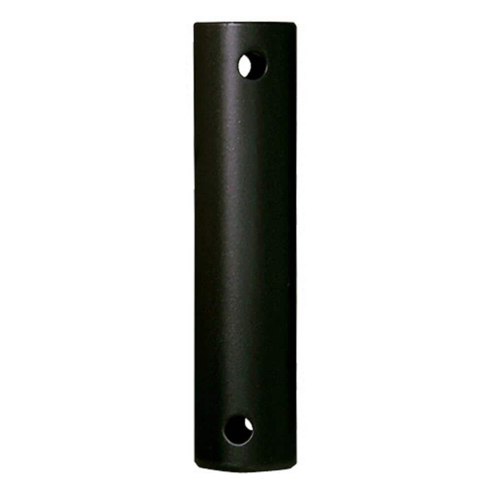 Black 72-Inch Steel Ceiling Fan Downrod