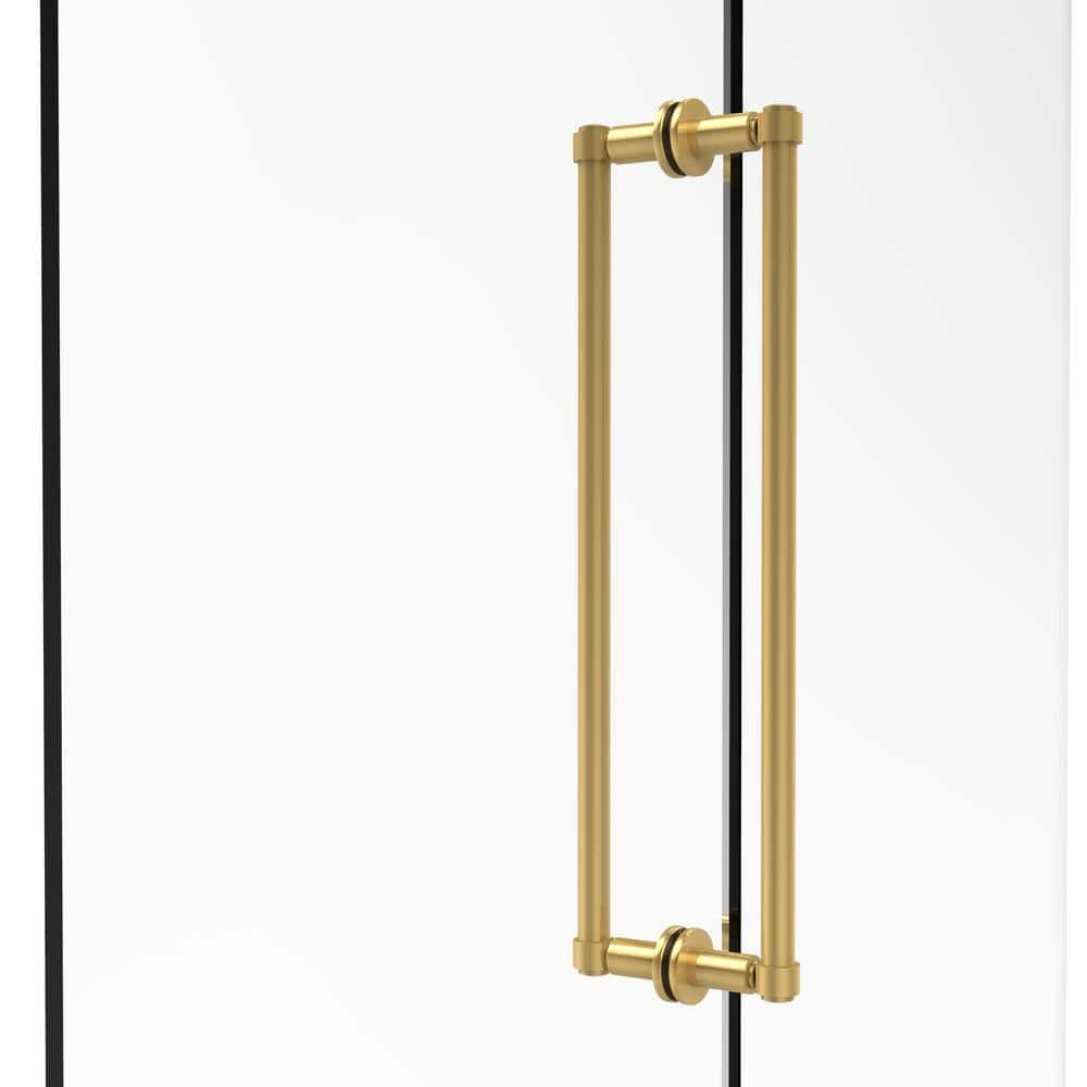 Polished Brass Contemporary Back-to-Back Shower Door Pull