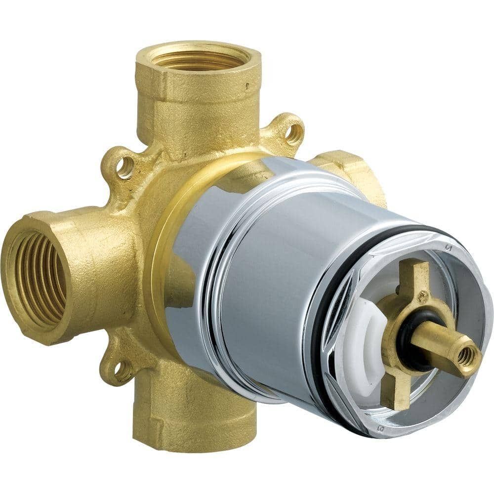 Brass and Chrome Pressure Balance Valve Body