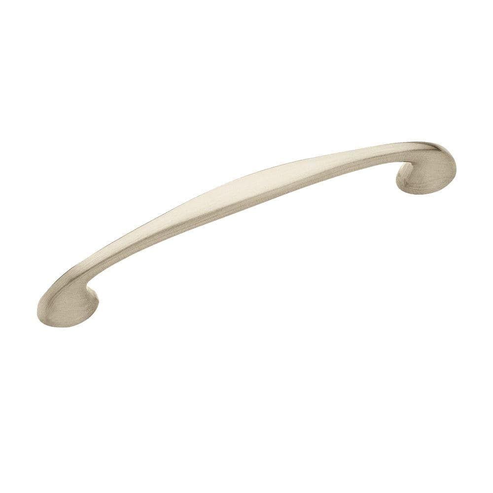 Satin Nickel 3-3/4" Modern Cabinet Pull with Mounting Hardware