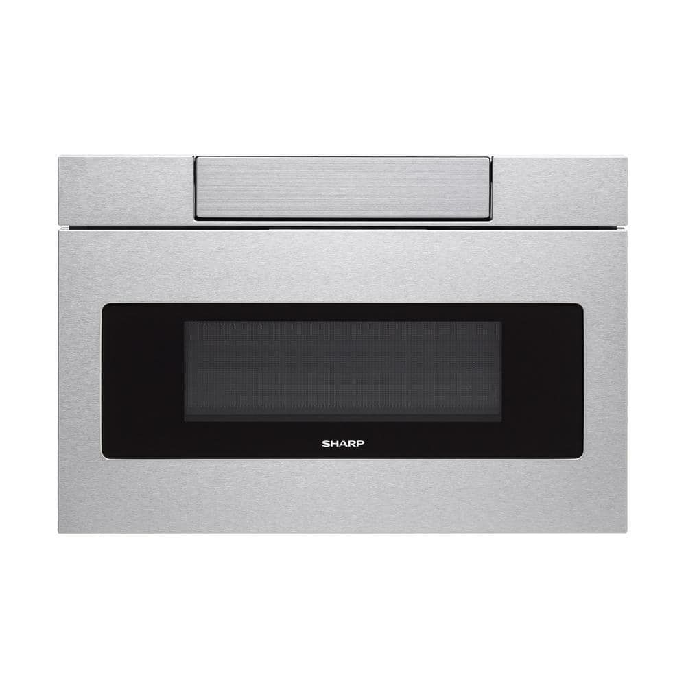 24-Inch Stainless Steel Microwave Drawer with Digital Controls