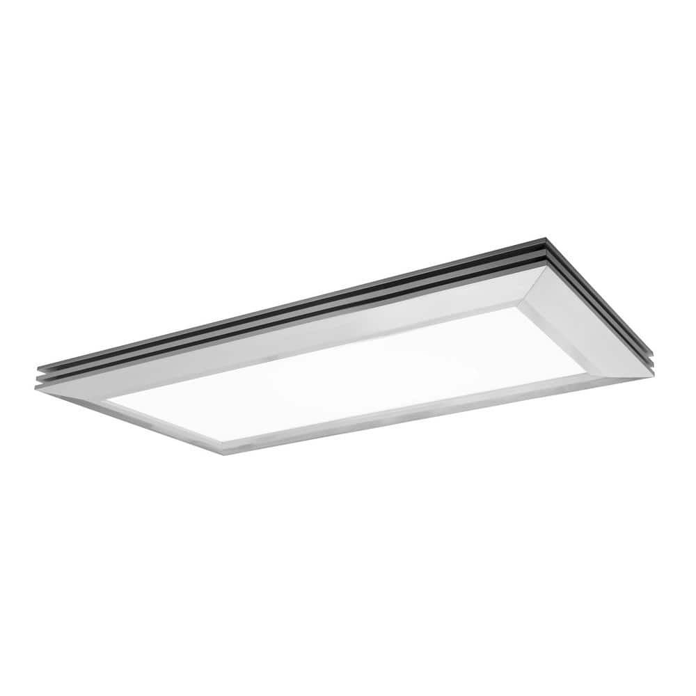 Sloane 27" Satin Nickel Square LED Flush Mount Light