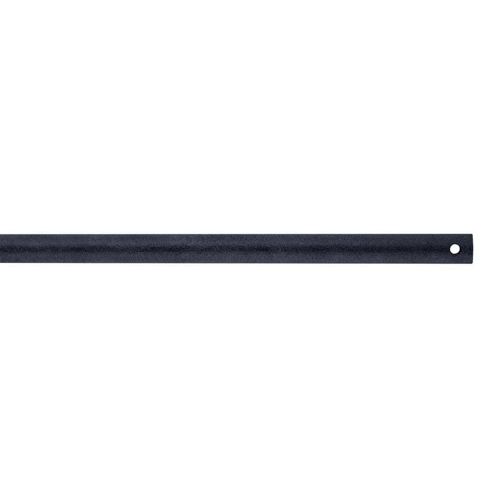 24-Inch Dark Weathered Zinc Steel Ceiling Fan Downrod