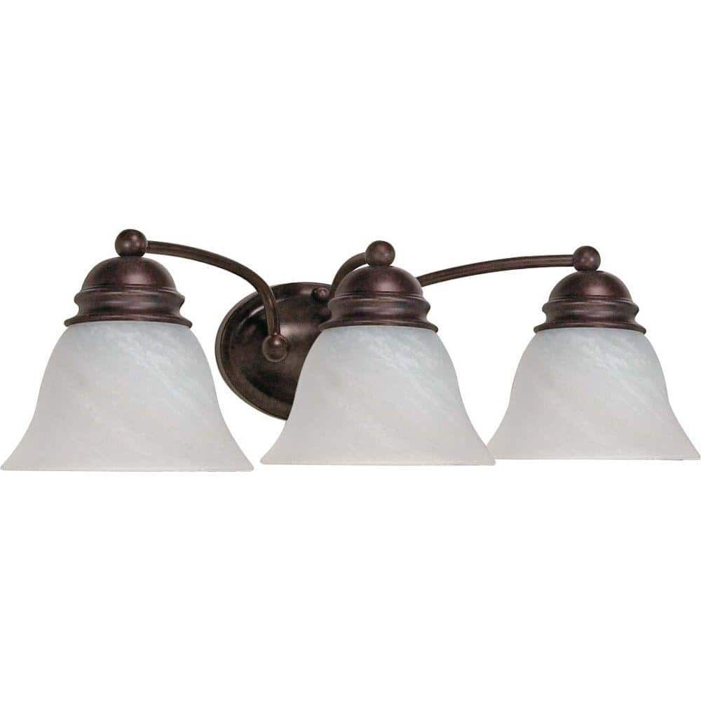 Old Bronze 21" Direct Wired Electric Vanity Light