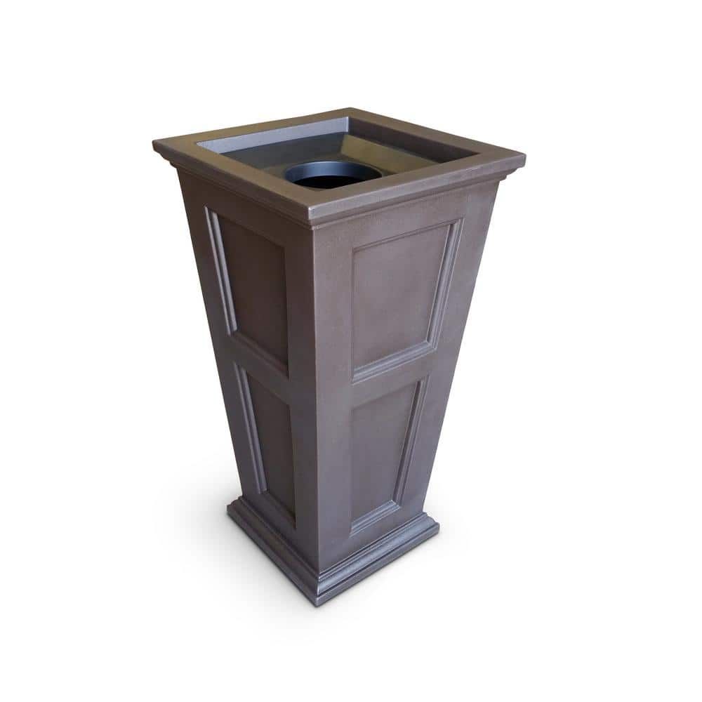 Espresso Tall Plastic Waste Bin for Commercial Use