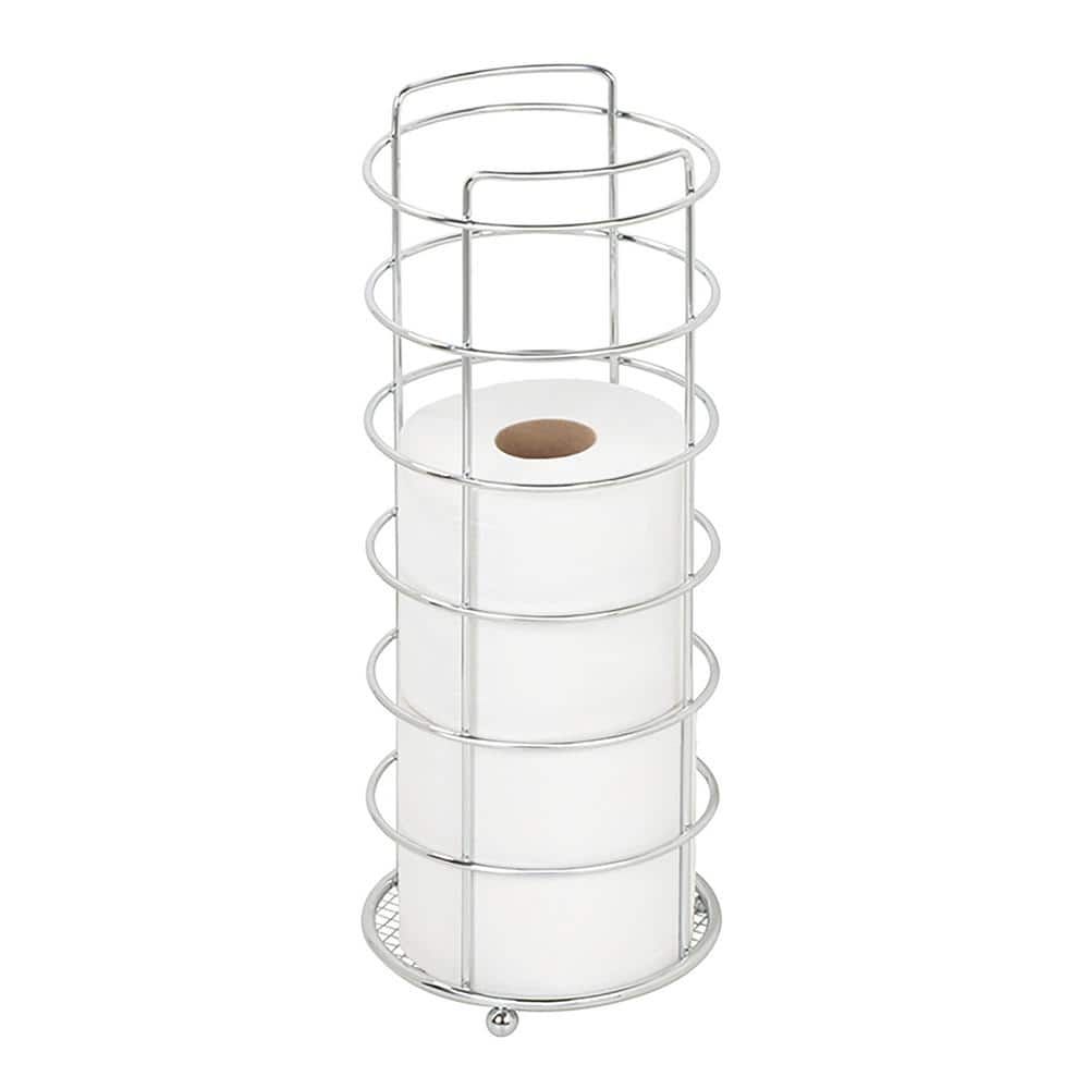 Chrome Slim Design Toilet Paper Holder Stand
