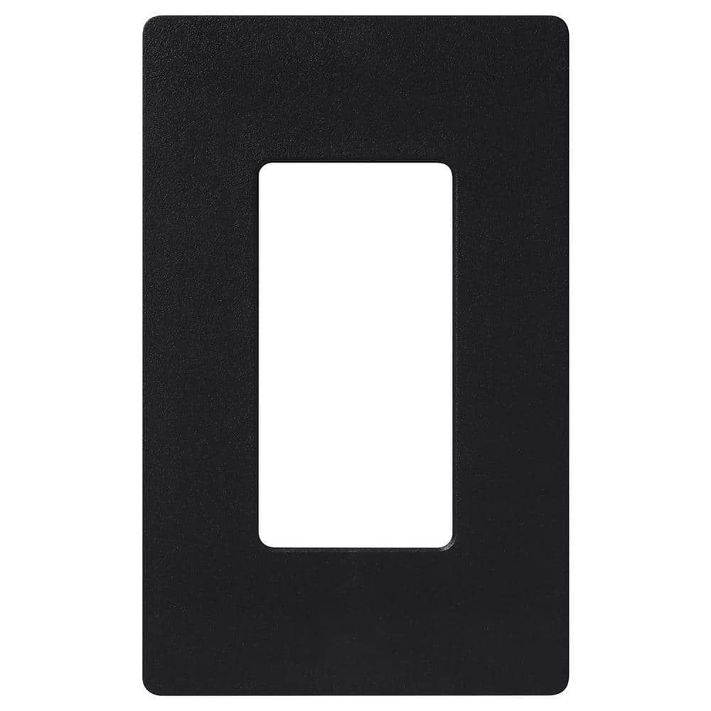 Black Gloss 1-Gang Decorator Wall Plate