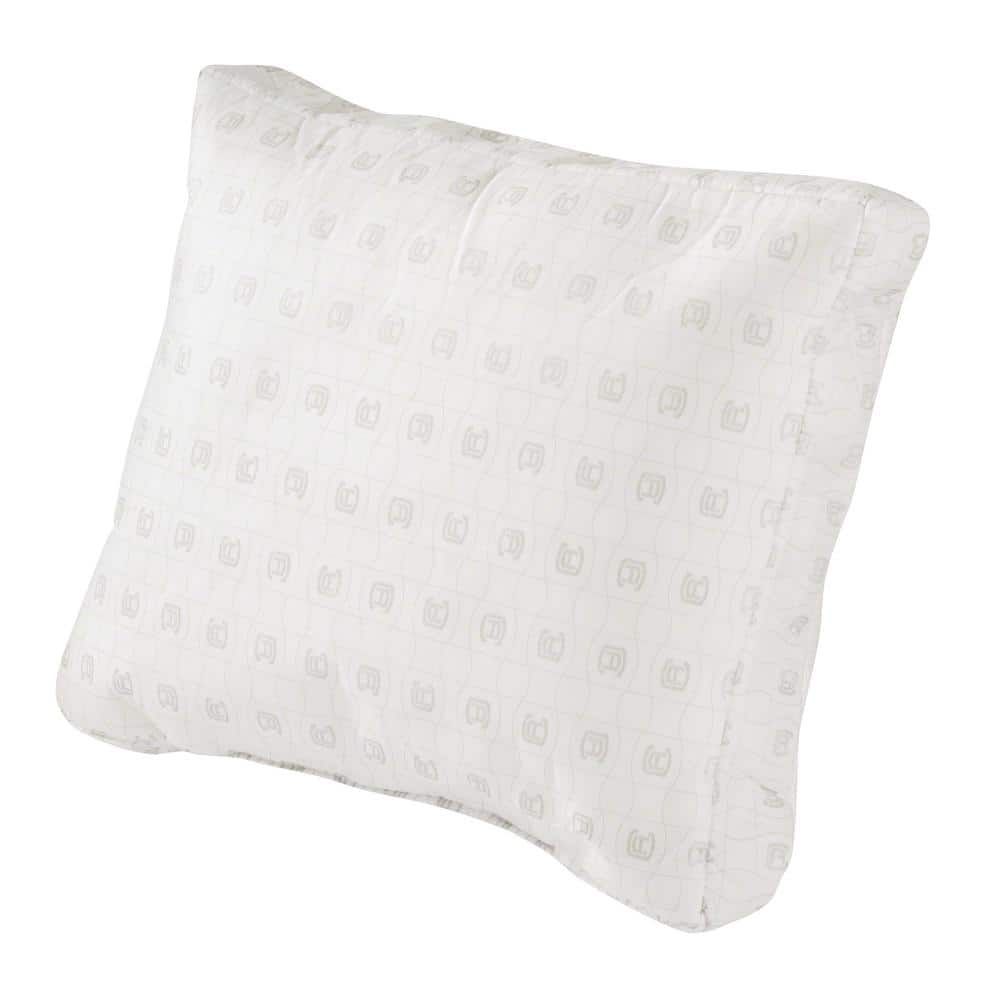 White Foam Patio Lounge Chair Pillow Back Cushion