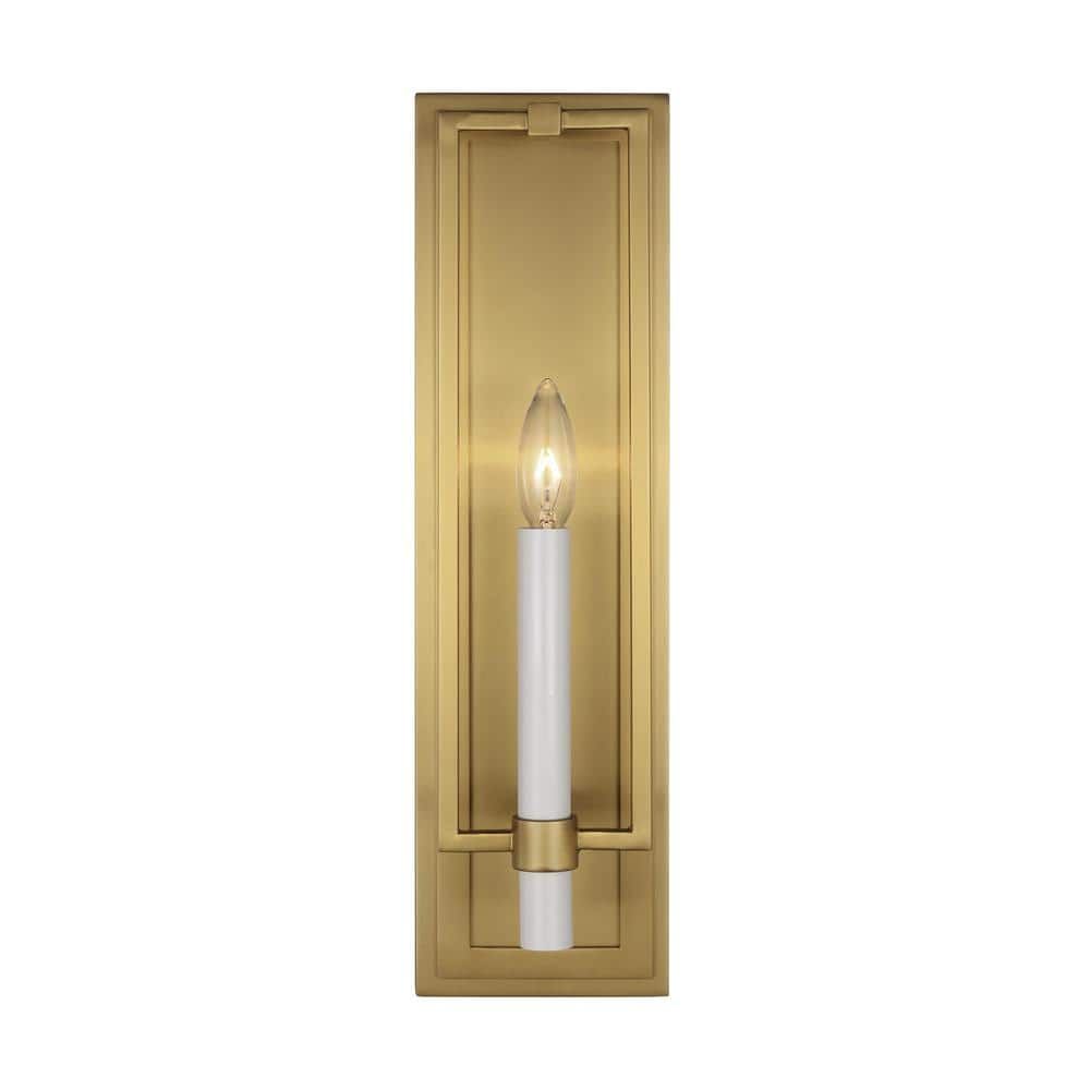 Marston Burnished Brass 18" Direct Wired Wall Sconce