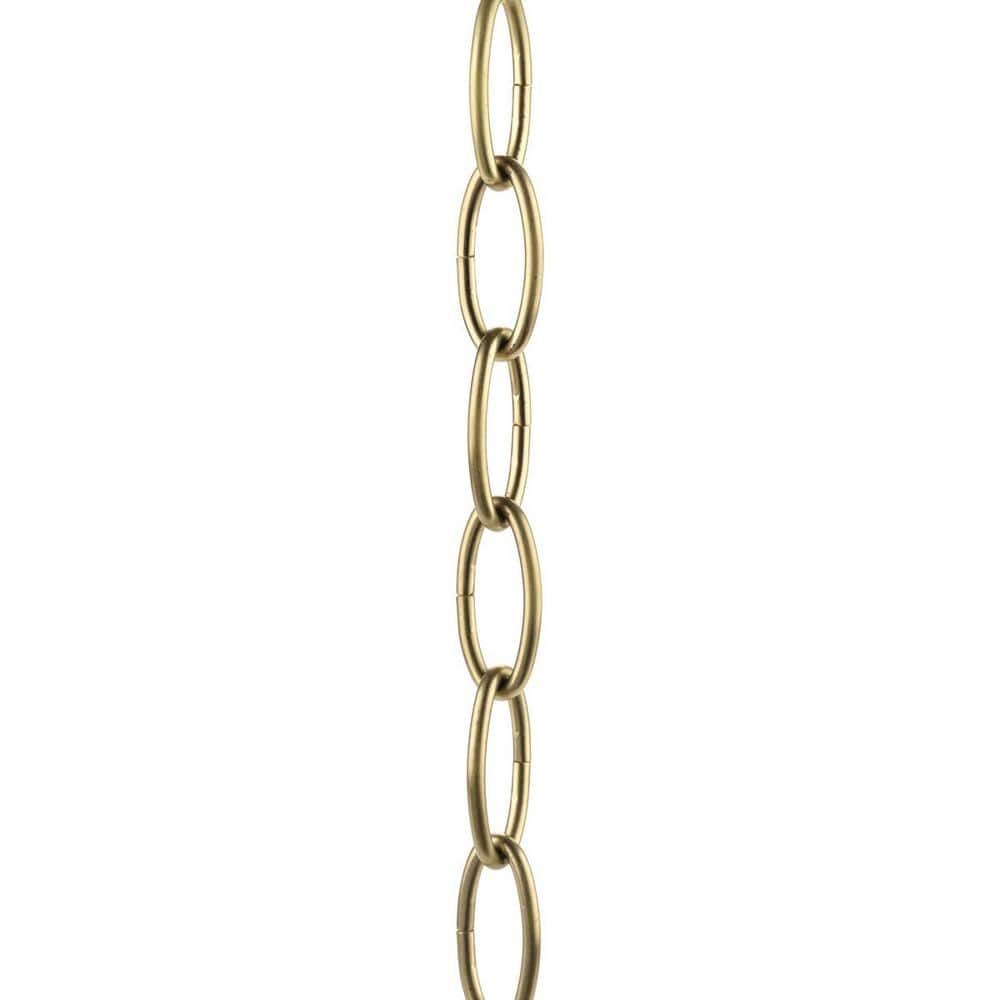 48-Inch Vintage Brass Steel Accessory Chain